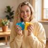 Set of 5 Slow Rebound Cheese Squeeze Toys Stress Relief Soft Foam Sensory Fidget Toy for Anxiety and Focus Improvement