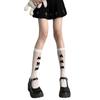 Bowknot Mid-Calf Hollow Out Cute French Girl Short Socks & Sweet Japanese Ruffled Leg Warmers
