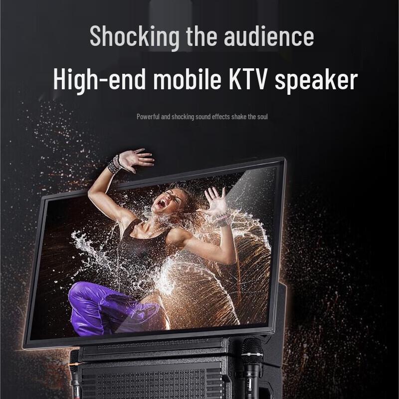 SAST Portable Karaoke System with 35-inch HD Display CN plug (adapter included) (CN version)