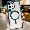 Magnetic For Magsafe Clear Case For Samsung S25 S24 S23 FE S22 Plus Ultra A56 A55 A36 A35 A16 Wireless Charge Slim Acrylic Cover