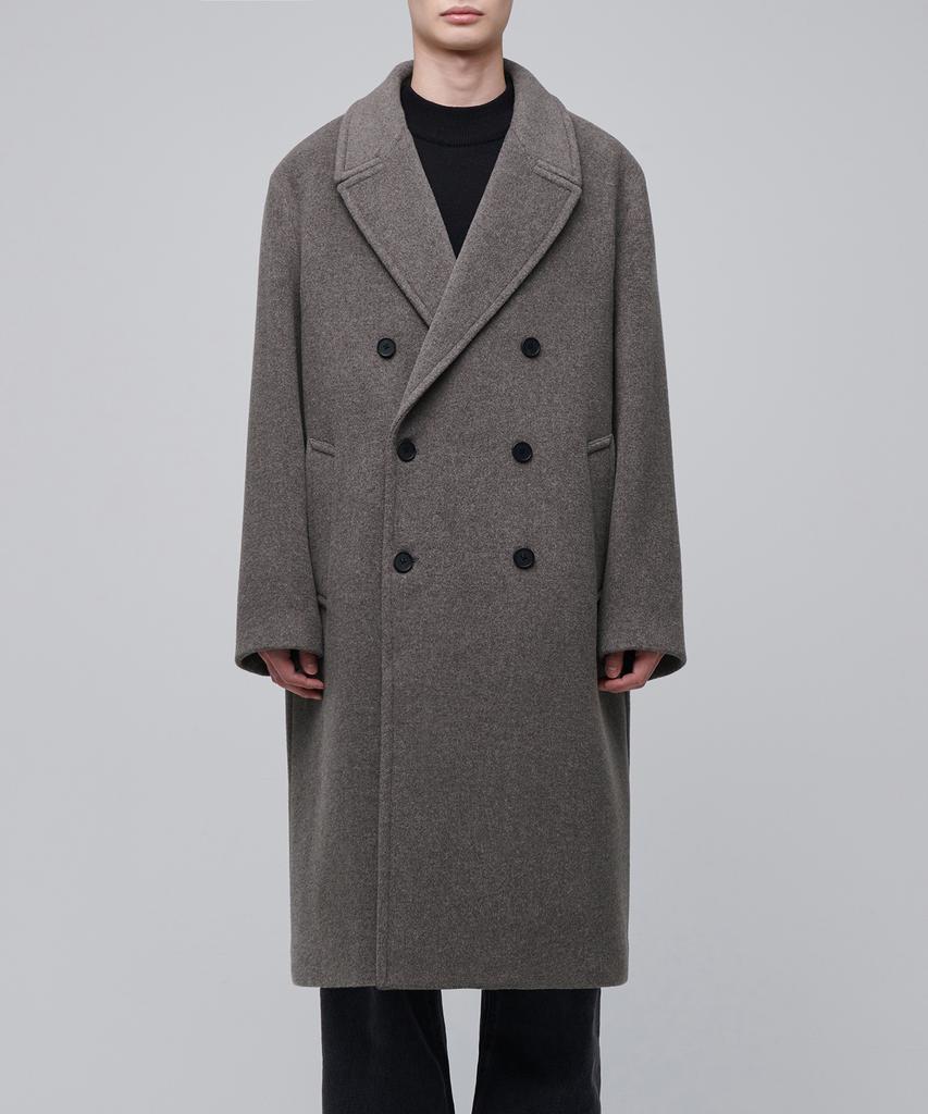 Musinsa Standard Cashmere Blend Oversized Double Coat [Taupe]