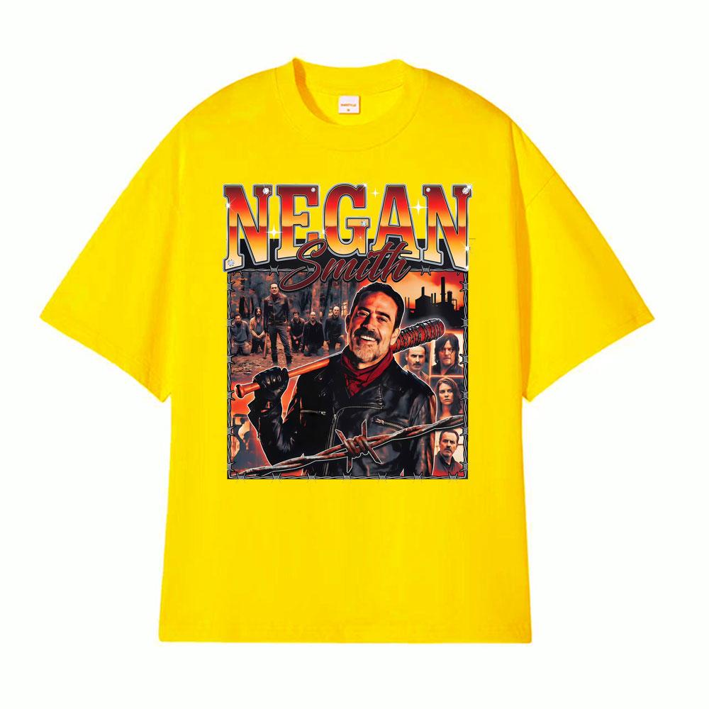 Negan Smith Unisex Funny Graphic Tee Shirt Unisex Women Fashion Classic Summer Tshirt High Quality Casual Oversized Loose T Shirts