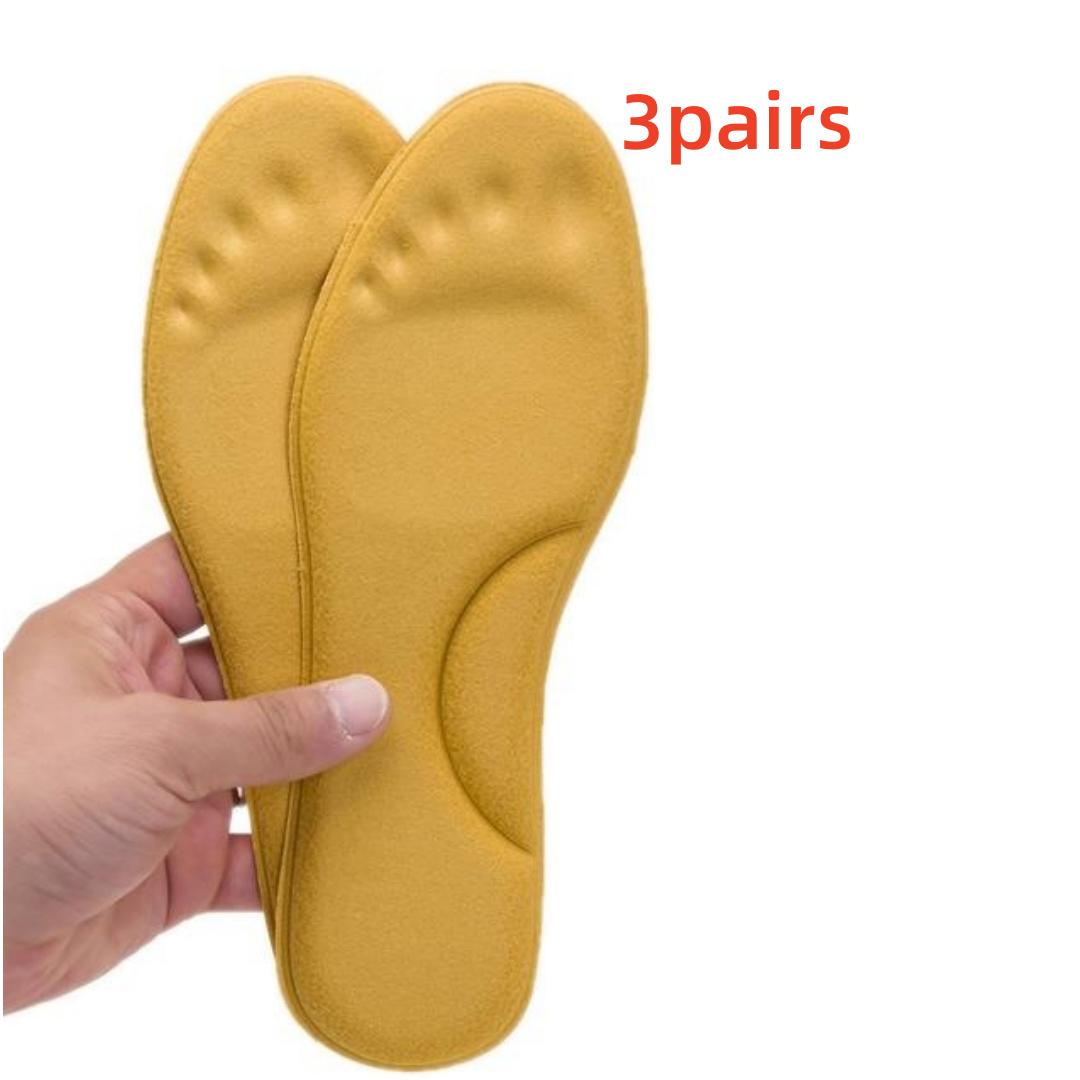 

1/3 пары самонагревающихся стелек термостатические термостельки массажные стельки с эффектом памяти поддержка свода стопы обувная подушка греющие стельки зима мужчины женщины 43-44