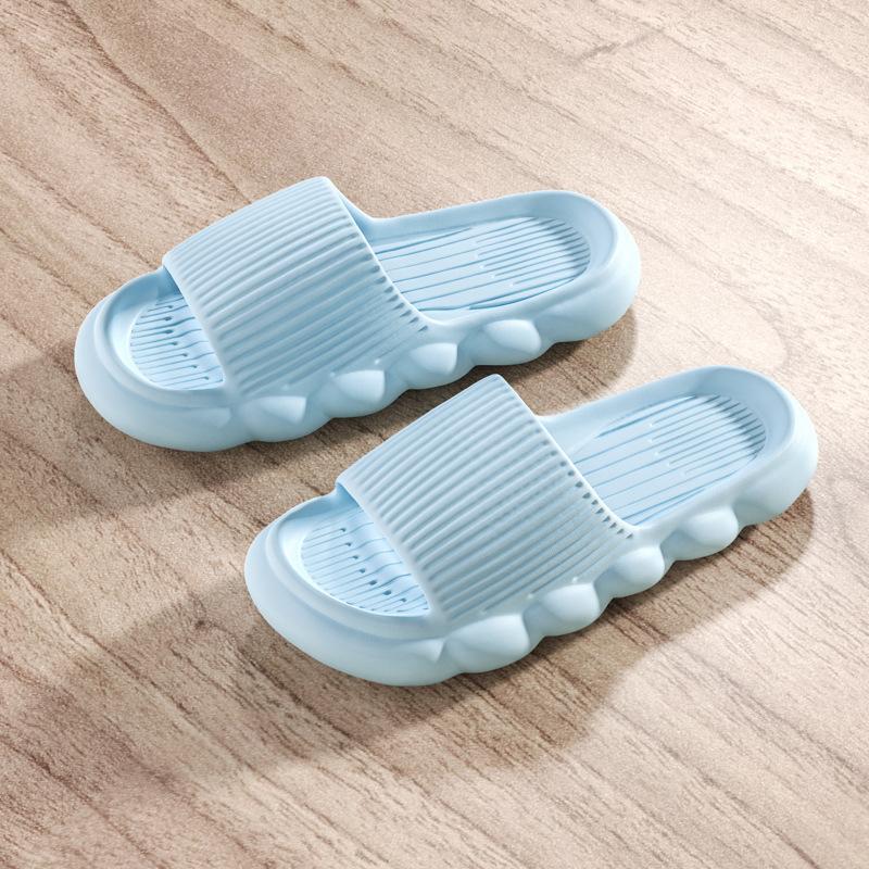 Eva Tøfler Kvinner Til Hjem Sommer Solid Uformell Myk Sklisikker Herre Kvinner Tøfler Flate sandaler 36-45