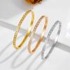Personalized Fashion Mens and Womens Diamond Bracelet Anti Fouling Stainless Steel Bracelet