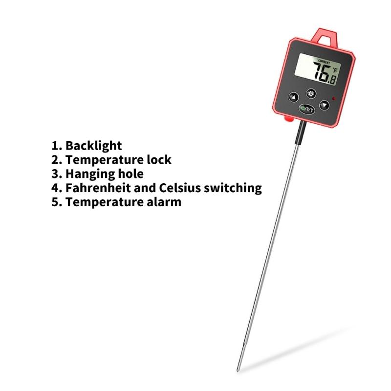 Fast  Read Digital Thermometers with Easy to Read Display Precisions Food Temperature Gauges for Cooking & Baking