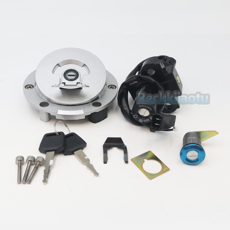 Motorcycle Fuel Gas Cap Ignition Switch Seat Lock Key Set for Honda CBR600 F2/F3 CBR 900RR 919RR 400 250 VFR400 RVF400