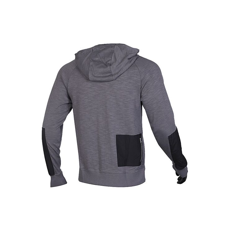 Nike Color-Block Running Hoodie with Drawstring Men Jackets Gray CI9585-021