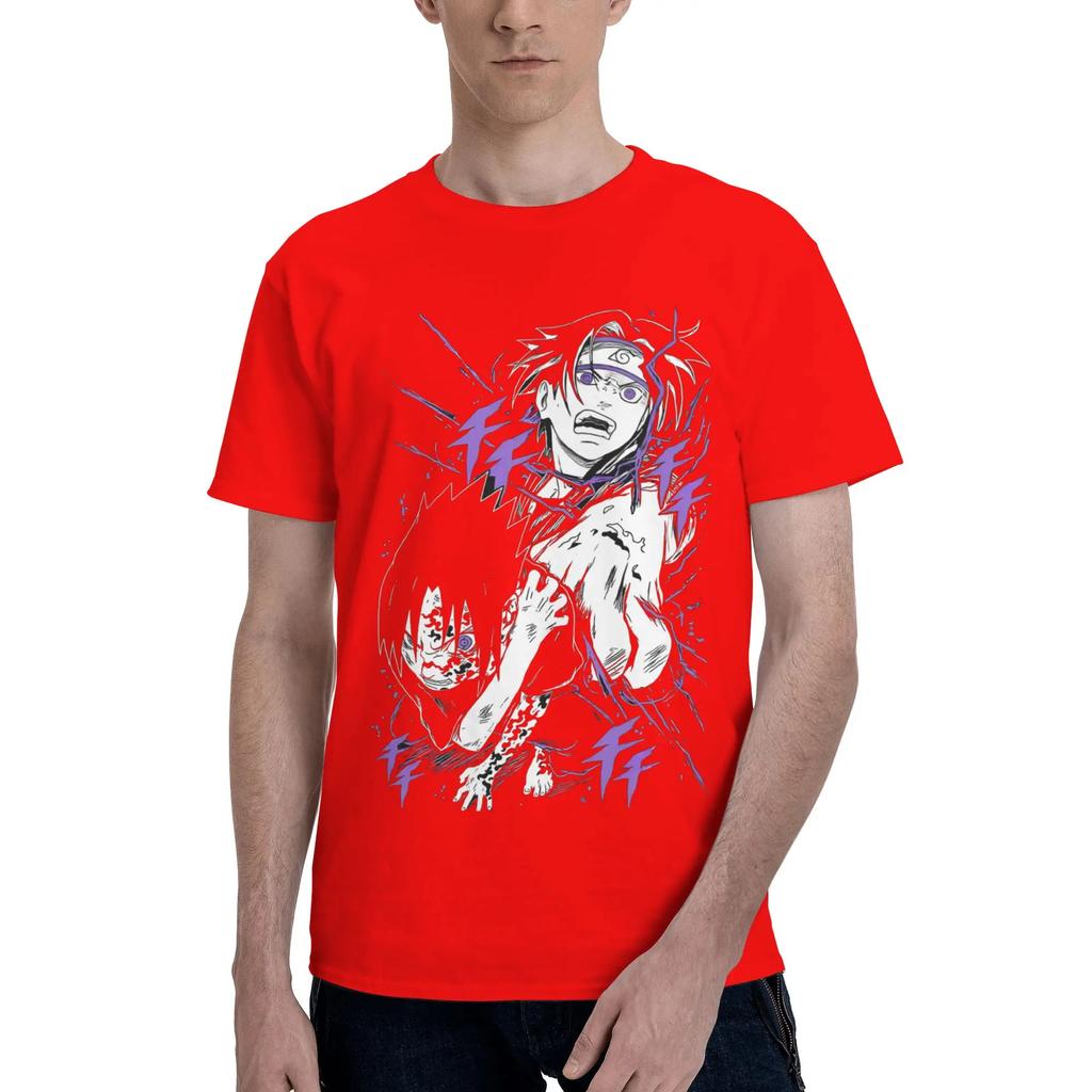 Naruto Unisex TShirt Clothes Anime And Unisexga Humorous Tees Short Sleeve Fugees Cotton