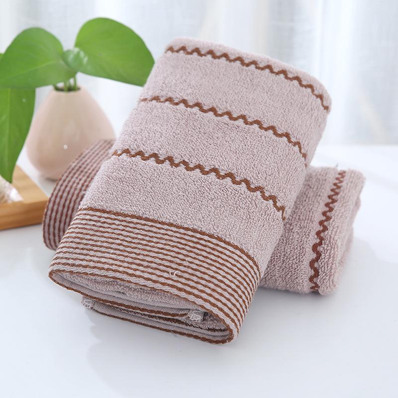 33x73cm Cotton Embroidery Face Hand Towel Soft Absorbent Comfortable Gift Household Textiles Bathroom Supplies