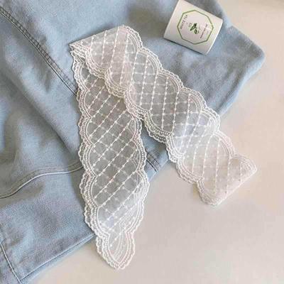 Vintage Lace, Headband Neckband Neck Accessories, Tie Bow Tie Scarf