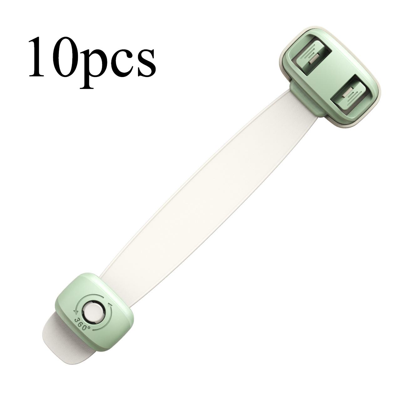 

10pcs child safety lock anti pinch hands for cabinets drawers bathrooms refrigerators etc Baby locks do not require installation