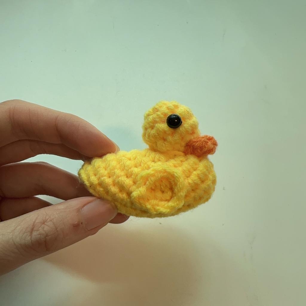 Handmade wool crocheted cartoon sunny day doll dog pig sheep chicken fox rabbit animal diy doll head key chain bag decoration