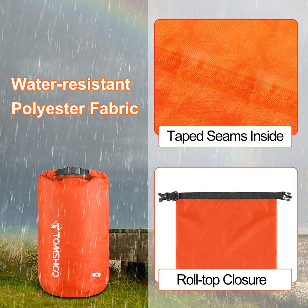 Dry Sacks Outdoor Rafting Moisture Resistant Waterproof Storage Bag for Boating Canoeing Swimming