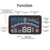 Car Head-Up Display Hud Trip Computer Intelligent Digital Speed Fuel Consumption
