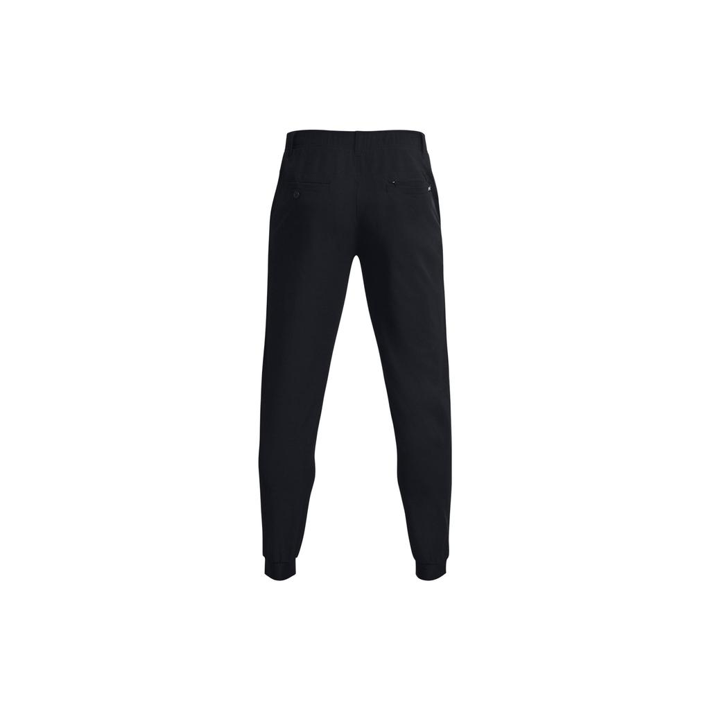 Under Armour Solid Color Tapered Knit Sports Pants Men Bottoms Black 1382929-001