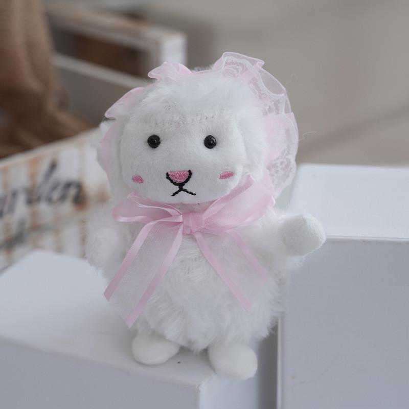 Soft Cute Lolita Sheepplush Toy With Pp Cotton Filling For Kids Room Decor