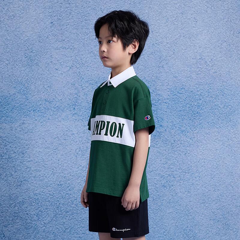 Champion Unisex Kids  Retro Color-Block Short-Sleeve Tee L