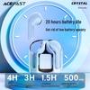 Air39 Transparent Wireless Bluetooth Earbuds with Digital Display, Dual Stereo, Long Battery Life, Ideal for Gaming