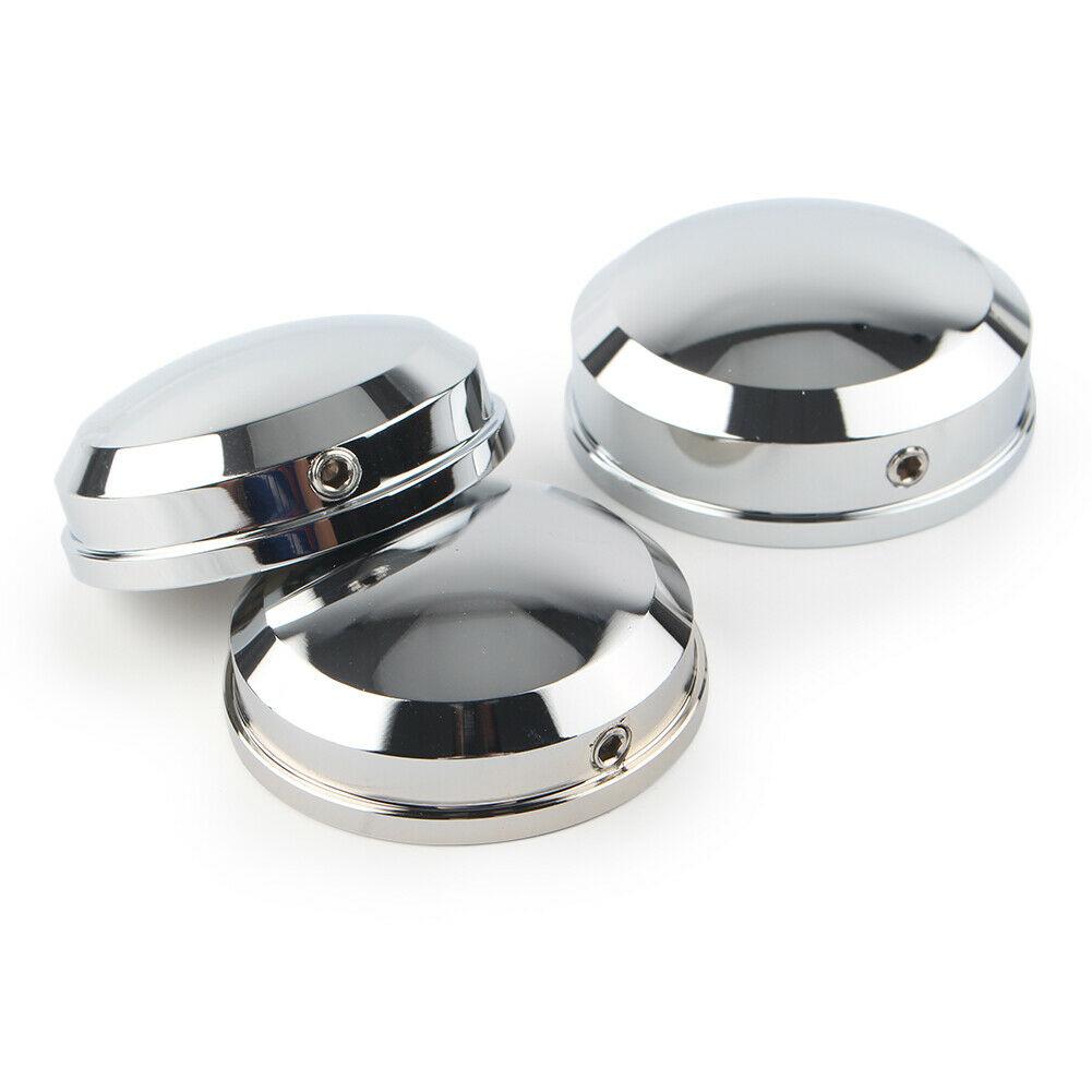 Motorcycle Front Upper Top Fork Stem Nut Caps Cover CNC Aluminum Chrome Black For Harley XL FXD FXDL FXDS FLSTC