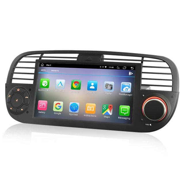 EU STOCK Erisin ES8905FB 7" Android 13.0 Car GPS Stereo for Fiat 500/500C/500S 500E Wireless CarPlay Auto Radio Car DAB Radio
