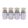 4Pcs Detecting Pressure Indicator Tire Monitor Car Alarm Visible Caps