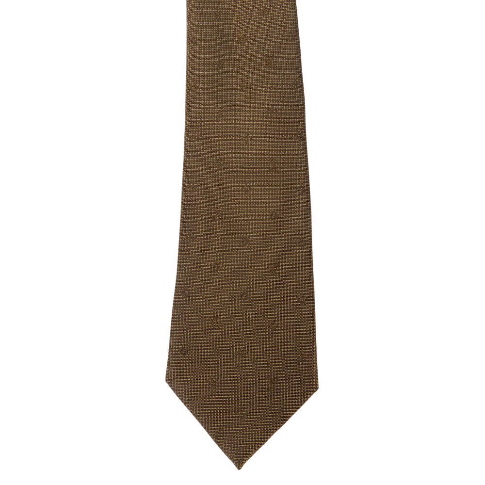Used LOUIS VUITTON tie Monogram silk Brown suit