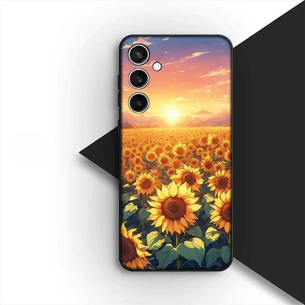 Sunflower Flower Peony for Samsung Galaxy Note 20 Ultra 10 8 9 S10 Plus Lite S8 A70 A24 A25 S10E A21S A37 A57 A51 A7 Phone Case