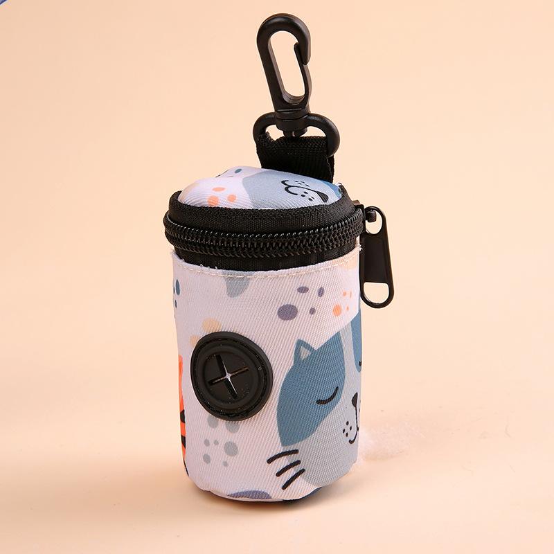 Hot Arrive Colorful Cute Design Luxury Heart Print Dog Poop Bag Holder Dispenser (Not Include Poop Bag And Pet Leashes)