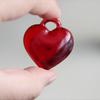 Valentinstag 3D Herz Anhänger Harzform Robuster Silikon Leicht zu lösen Tragbar für Schmuck Bastelbedarf