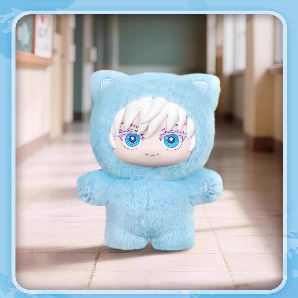 Original Jujutsu Kaisen 2 Cat Ear Plush Doll Series Blind Box Mysterious Anime Character Room Decoration Collectible Children's Gift
