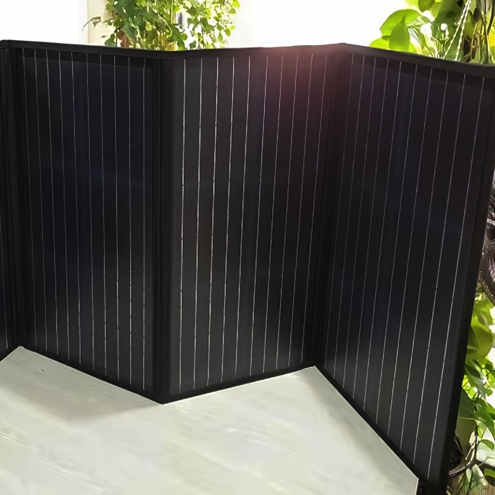 Foldable Solar Panel Charger with Dual USB Fast Charging QC3.0, TYPE-C, DC 3.0 for Camping, Phones