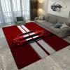 3D Printing Retro Racing Pattern Art Carpet Bedroom Living Room Cool Old Car Floor Mat Home Decoration Non-slip Floor Mat Carpet
