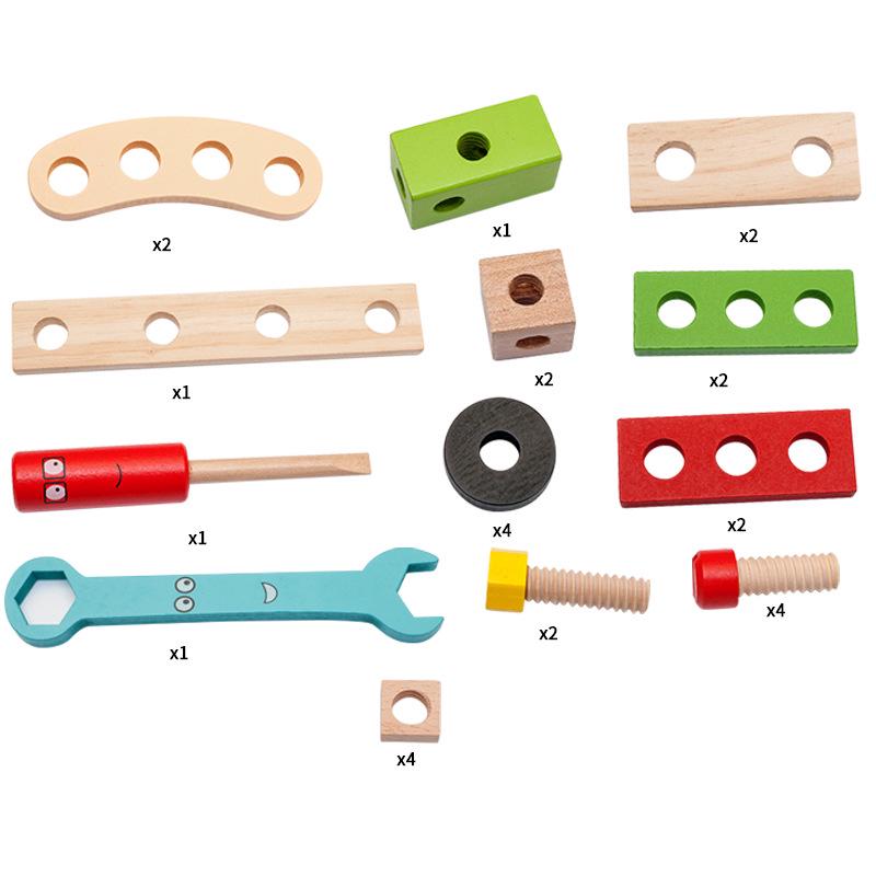 CPC Kids' Screw Nut Toolbox - Educational Building Blocks and Assembly Toy Set