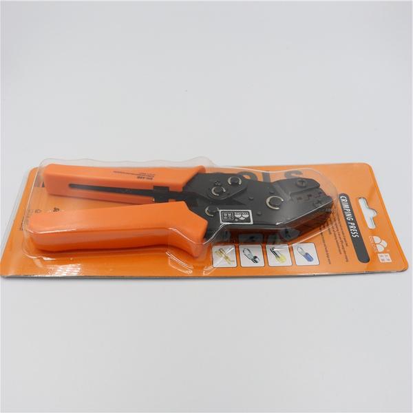 SN-48B Orange / Blue European Bare Terminal Crimping Pliers Crimping Tools 2.8mm 4.8mm Plug Spring SN48B