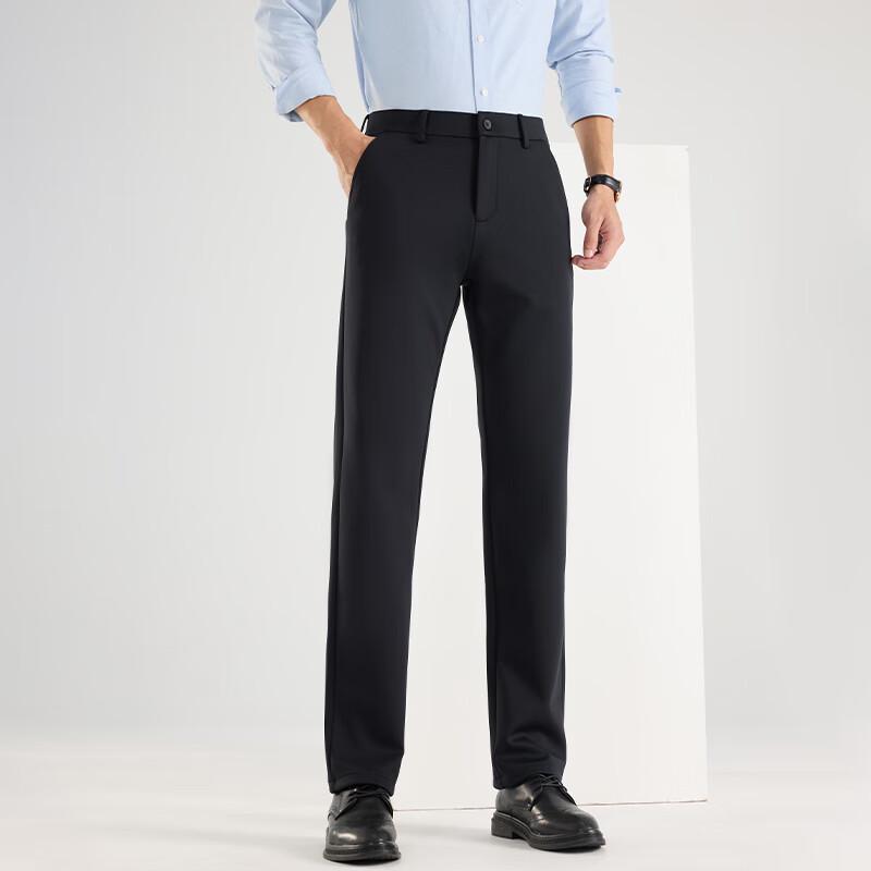 

FengXun Men s Straight-Leg Business Casual Pants 40