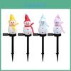 Solar Christmas Snowman Ground Insert Lamp Outdoor Solar Christmas Holiday Light Garden Atmosphere Yard Landscape Lamp Characters)