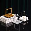 Sleek Metal Tissue Box Stand For Dining Table Home Office Accessory Decoration