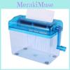 Compact Desktop Strip-cut Manual Paper Shredder Small A4 Hand Crank Shredder