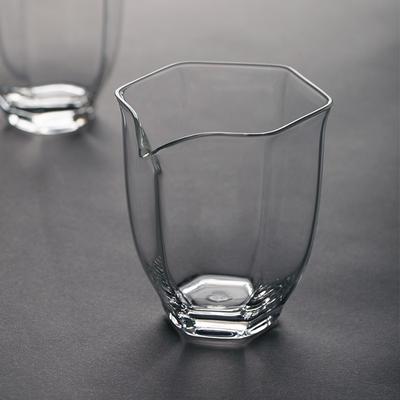 200ml Hammered Heat-Resistant Glass Fair Cup Japanese Style Tea Divider Thickened Even Cup