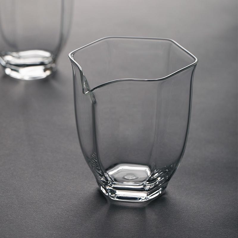 200ml Hammered Heat-Resistant Glass Fair Cup Japanese Style Tea Divider Thickened Even Cup