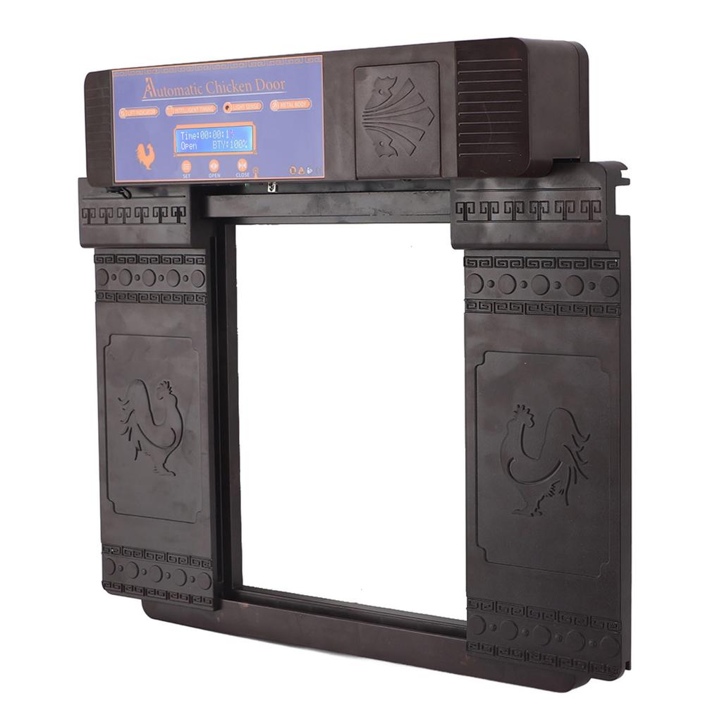 Automatický otvírač dvířek kurníku Chytré duální otevírání Dálkové ovládání Elektrická dvířka pro kuřata 100?240V