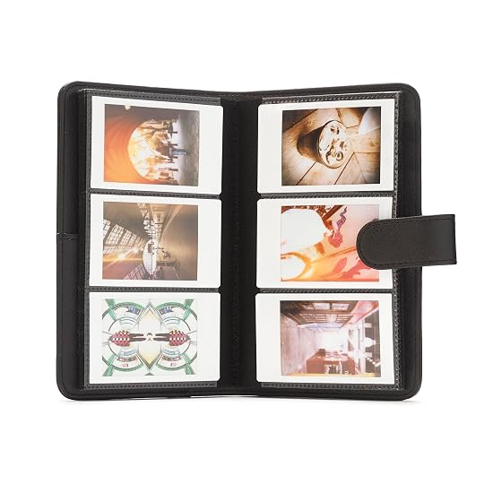 FUJIFILM Album for "INSTAX mini" Film, 108-Pocket Capacity, INSTAX mini 99 Album 108, Black