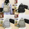 New Arrival Bear Pattern Dual Shoulder Bag Spacious And Versatile Bookbag For Travel Cartoon Anime Design Breathable Air Cushion Straps
