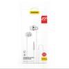 Słuchawki przewodowe dokanałowe z pilotem X10PRO mini jack 3.5mm - białe