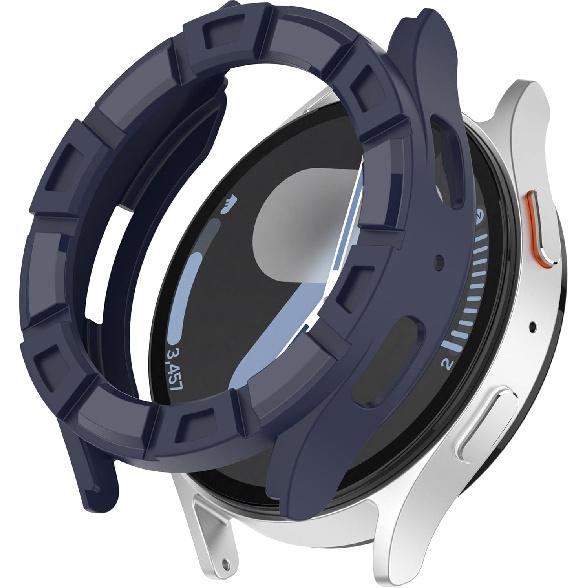 Compatible for Samsung Galaxy Watch FE/Galaxy Watch 7/Galaxy Watch 5/Galaxy Watch 4 40MM 44MM Case Protective Bumper Cover Case Accessories (5Colors,