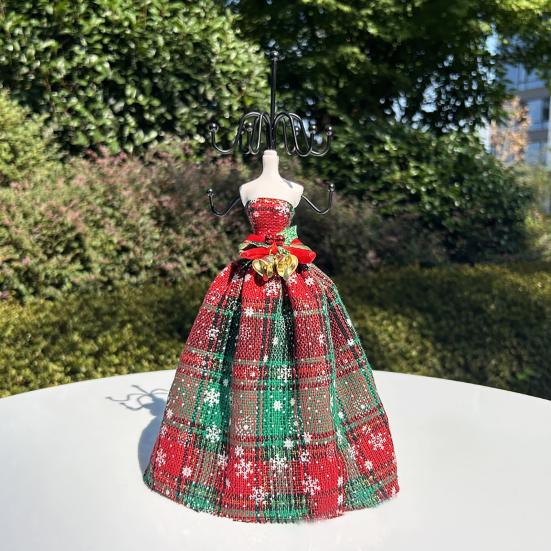 Christmas Jewelry Storage Tree Mannequin Jewelry Stand Necklace Holder Earring Ring Organizer Display Stand
