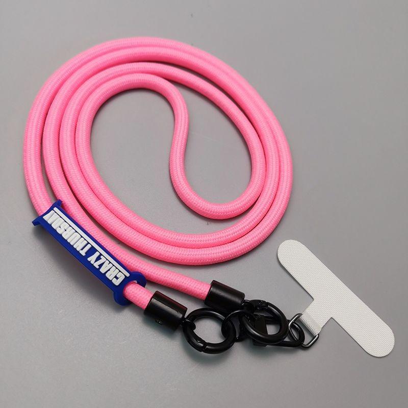 Long Solid Color Cross Body Phone Strap Lanyard Sling Pendant Neck Band Shoulder Cord mountain climbing Anti Loss Rope Hang