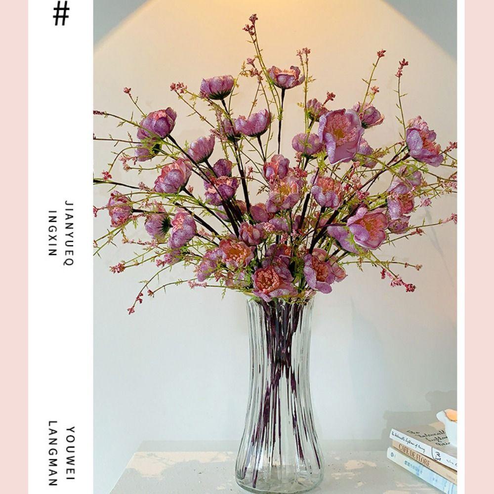Multicolor Simulation Flower Foam Fake Flower Creative Artifiical Flower Branch Home Decoration