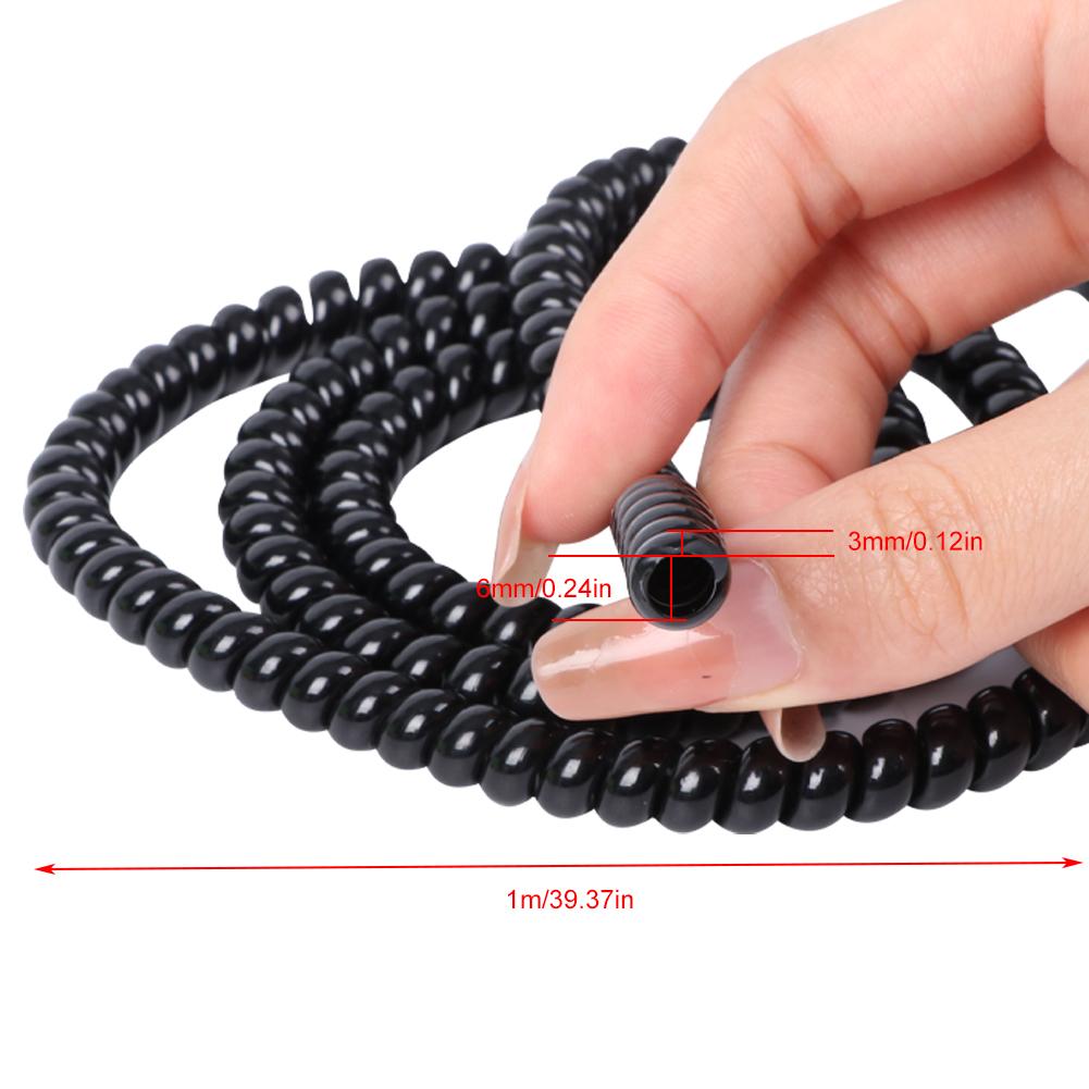 1M TPU Winding Protection Line Cable Spiral Wire Winder Organizer for Xiaomi Ninebot Dualtron Kugoo Zero M365 Electronic Scootor